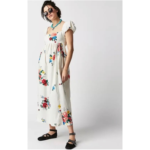 Free People Dresses & Skirts - New Free People Linda Lou Poplin Dress Size Medium